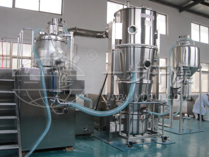 固體制劑制粒，干燥，混合自動(dòng)化生產(chǎn)線