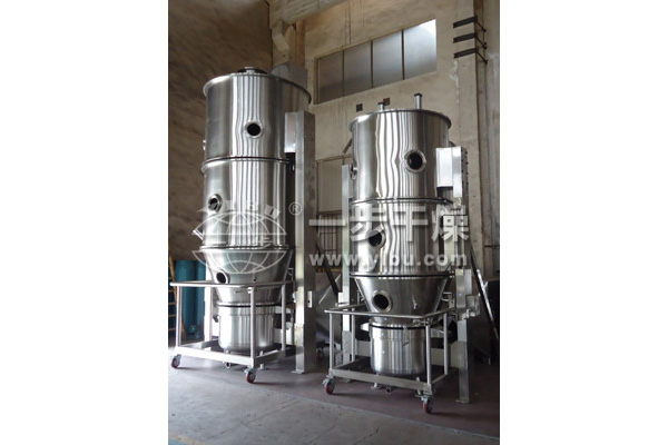 FL沸騰制粒機試車現(xiàn)場