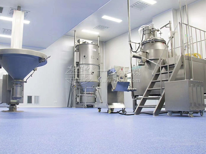 固體制劑制粒，干燥，混合自動(dòng)化生產(chǎn)線
